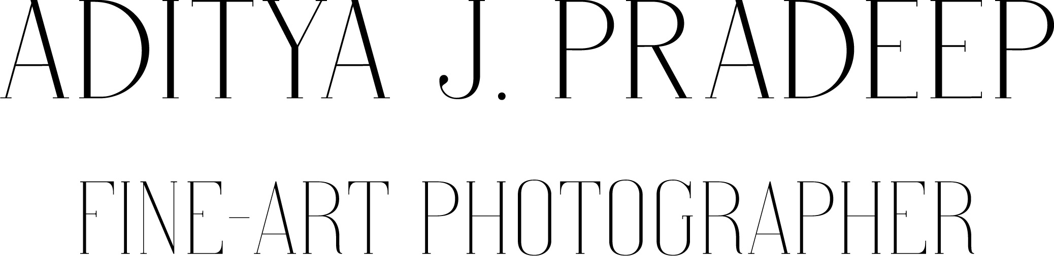 Aditya J. Pradeep, Fine Art Photographer